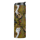 Bouteilles Isothermes Chouettes, fougères, chênes et baies 2 (Tourné sur la gauche)