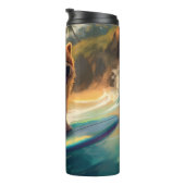 Bouteilles Isothermes Chow Chow Beach Plage Surf Peinture (Tourné sur la droite)