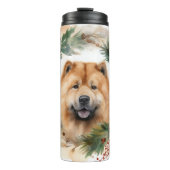 Bouteilles Isothermes chow chow Christmas Wreath Festive Pup (Devant)