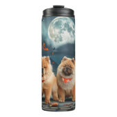 Bouteilles Isothermes Chow Chow Halloween Éffrayant (Devant)