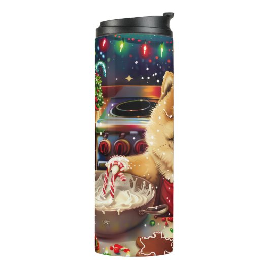 Bouteilles Isothermes Chow Chow Holiday Baking : Festive Noël (Tourné sur la gauche)