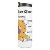 BOUTEILLES ISOTHERMES CHOW ILLUSTRÉ (Tourné sur la droite)