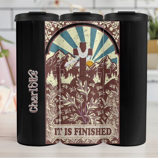 Bouteilles Isothermes Chrétien déchiré Il Est Fini Croix