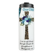 Bouteilles Isothermes Christ renforce : Croix du léopard (Devant)