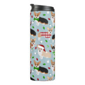 Bouteilles Isothermes Christmas Corgi Dogs (Tourné sur la droite)