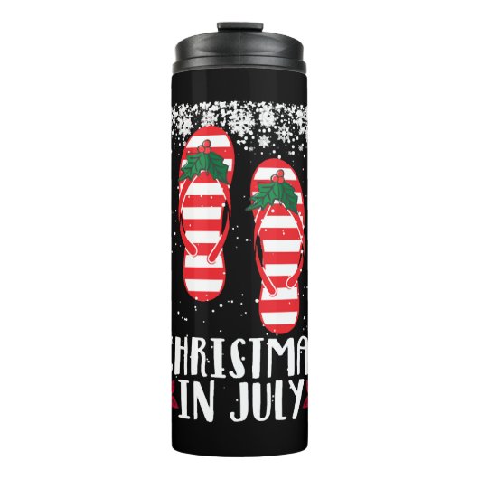 Bouteilles Isothermes Christmas In July Christmas Flip Flops Summer Holi (Devant)