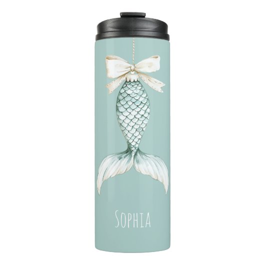 Bouteilles Isothermes Christmas Mermaid Cream Bow (Devant)