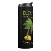 Bouteilles Isothermes Christmas Palm Tree With Holiday Lights and (Tourné sur la gauche)