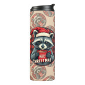 Bouteilles Isothermes Christmas Raccoon Cocoa Cheer (Tourné sur la gauche)