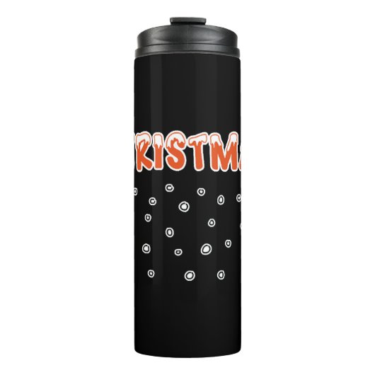 Bouteilles Isothermes CHRISTMAS Snow and Snowballs (Devant)