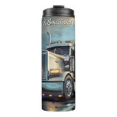 Bouteilles Isothermes Chrome Semi Camion Sunset Haul (Devant)