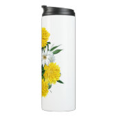 Bouteilles Isothermes Chrysanthèmes et marguerites jaunes (Tourné sur la droite)