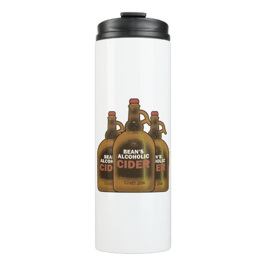Bouteilles Isothermes Cidre de haricot (Devant)