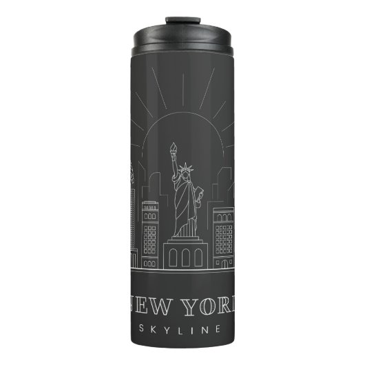 Bouteilles Isothermes Ciel de New York Thermal Tumbler (Devant)