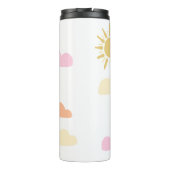 Bouteilles Isothermes Cieux pastel doux (Dos)