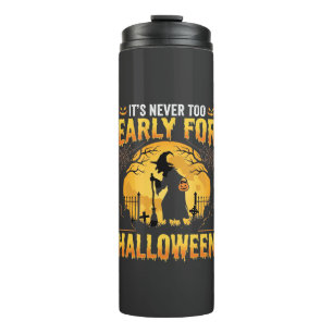 Bouteilles Isothermes Cimetière de sorcière Halloween Vintage Design pré