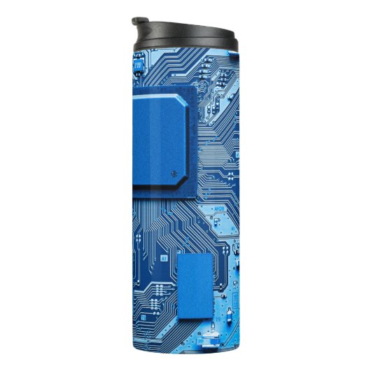 Bouteilles Isothermes circuit électronique fermer. circuit, carte, s (Tourné sur la droite)