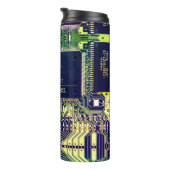 Bouteilles Isothermes Circuit imprimé personnalisable - circuit électron (Tourné sur la droite)