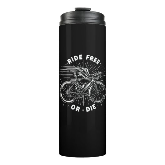 Bouteilles Isothermes Circuler En Vélo Libre Ou Mourir (Devant)