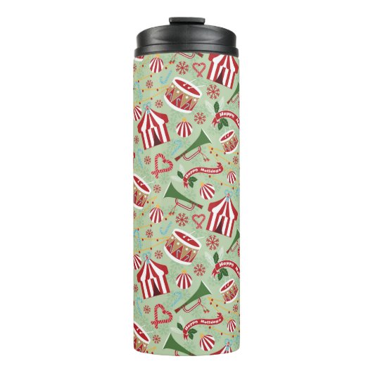 Bouteilles Isothermes Cirque de Noël (Devant)