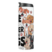 Bouteilles Isothermes Citation de chien mignon/Dit (Tourné sur la droite)
