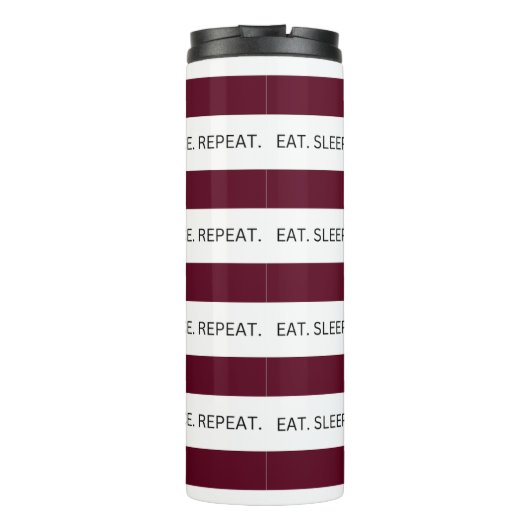 Bouteilles Isothermes Citation de danse rayée blanche et violette (Dos)