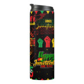 Bouteilles Isothermes Citation de Juneteenth (Tourné sur la droite)