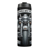 Bouteilles Isothermes Citation de l'Emblème à ailes de moto (Devant)