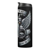 Bouteilles Isothermes Citation de l'Emblème à ailes de moto (Tourné sur la droite)