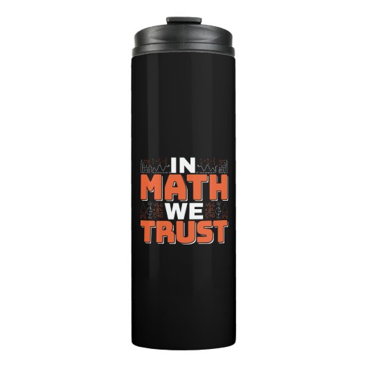 Bouteilles Isothermes Citation d'enseignant en mathématiques - En mathém (Devant)