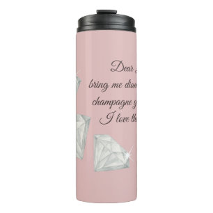 Bouteilles Isothermes Citation Diamants & Champagne – Édition Cher La Vi
