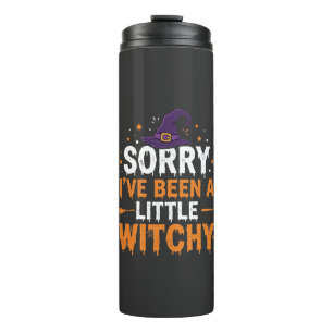 Bouteilles Isothermes Citation drôle de petite sorcière pour Halloween