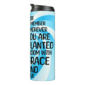 Bouteilles Isothermes Citation et tournesol tiré à la main (Tourné sur la droite)