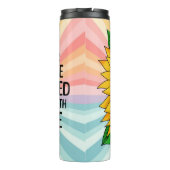 Bouteilles Isothermes Citation et tournesol tiré à la main (Dos)