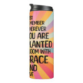 Bouteilles Isothermes Citation et tournesol tiré à la main (Tourné sur la droite)