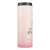 Bouteilles Isothermes Citation inspirante de la sensibilisation au cance (Dos)