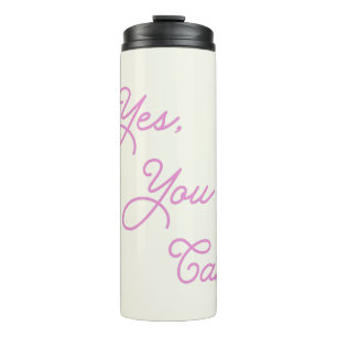 Bouteilles Isothermes Citation inspirante Oui Vous pouvez en rose