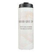 Bouteilles Isothermes Citation Motivation aquarelle (Devant)