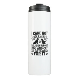 Bouteilles Isothermes Citation Religion Chien Chat Vintage Design Amoure