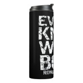 Bouteilles Isothermes Citation Verse de la Bible chrétienne audacieuse p (Tourné sur la gauche)