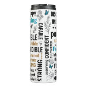 Bouteilles Isothermes Citations d'amour de soi (Dos)