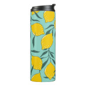 Bouteilles Isothermes Citron Art Mode Abstrait sans couture (Tourné sur la gauche)