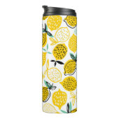 Bouteilles Isothermes Citron Design été Illustration Vintage (Tourné sur la droite)