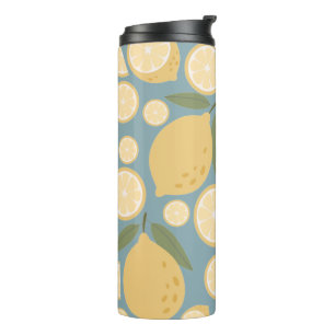Bouteilles Isothermes Citron jaune Motif