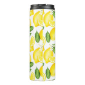 Bouteilles Isothermes Citron Monogramme Blanc (Dos)