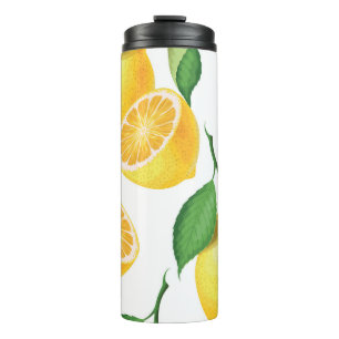 Bouteilles Isothermes Citron vivant : Motif frais sans couleur