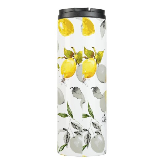 Bouteilles Isothermes citrons aquarelle 21 (Dos)