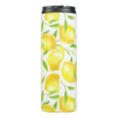 Bouteilles Isothermes Citrons et motif feuille (Dos)