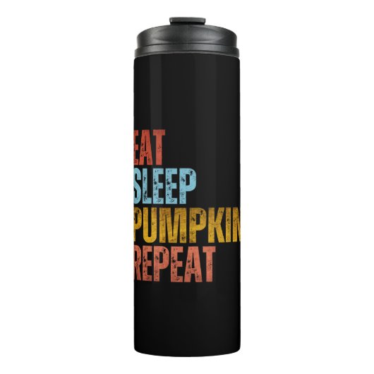 Bouteilles Isothermes Citrouille DE DORMIÈRE À MANGER RÉPÉTER (Devant)