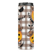 Bouteilles Isothermes Citrouille d'Halloween de Jack O' Lantern (Dos)